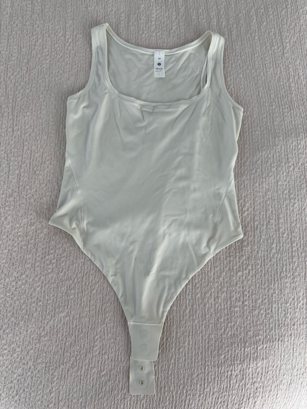 lululemon athletica Cream Tank Bodysuit